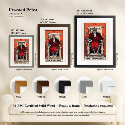 Tarot Art - IV The Emperor | Art Prints | Pathos Studio