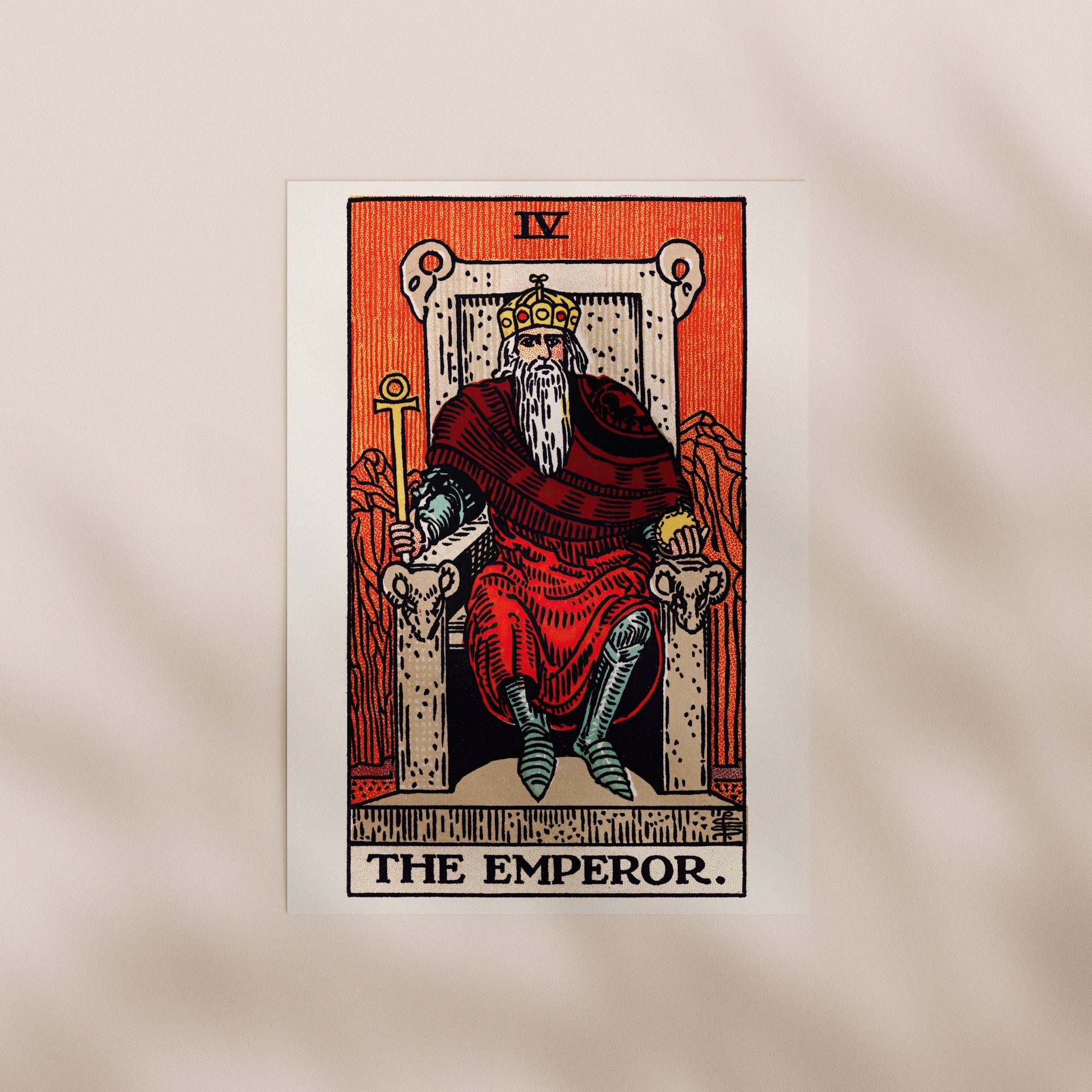 Tarot Art - IV The Emperor | Art Prints | Pathos Studio