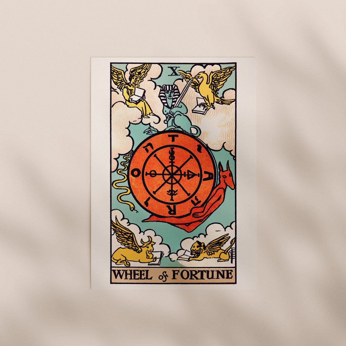 Tarot Art - X Wheel Of Fortune | Art Prints | Pathos Studio