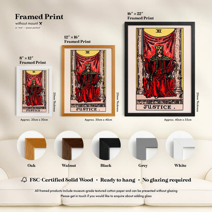 Tarot Art - XI Justice | Art Prints | Pathos Studio