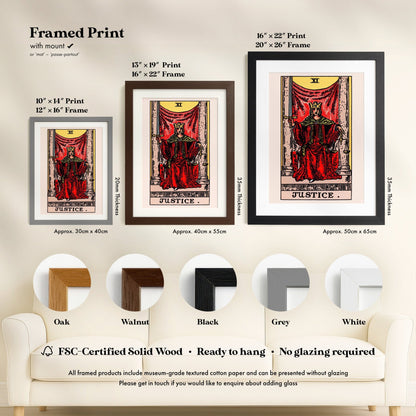 Tarot Art - XI Justice | Art Prints | Pathos Studio
