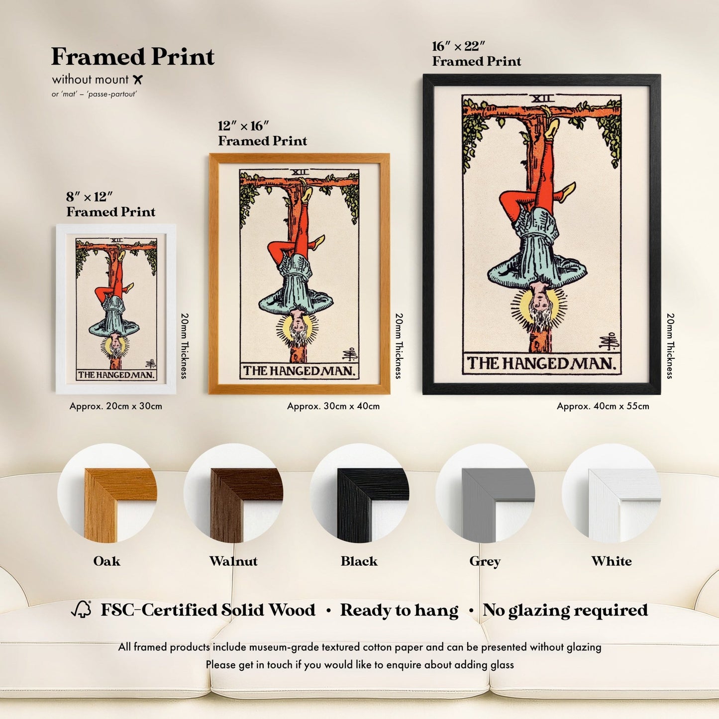 Tarot Art - XII The Hanged Man | Art Prints | Pathos Studio