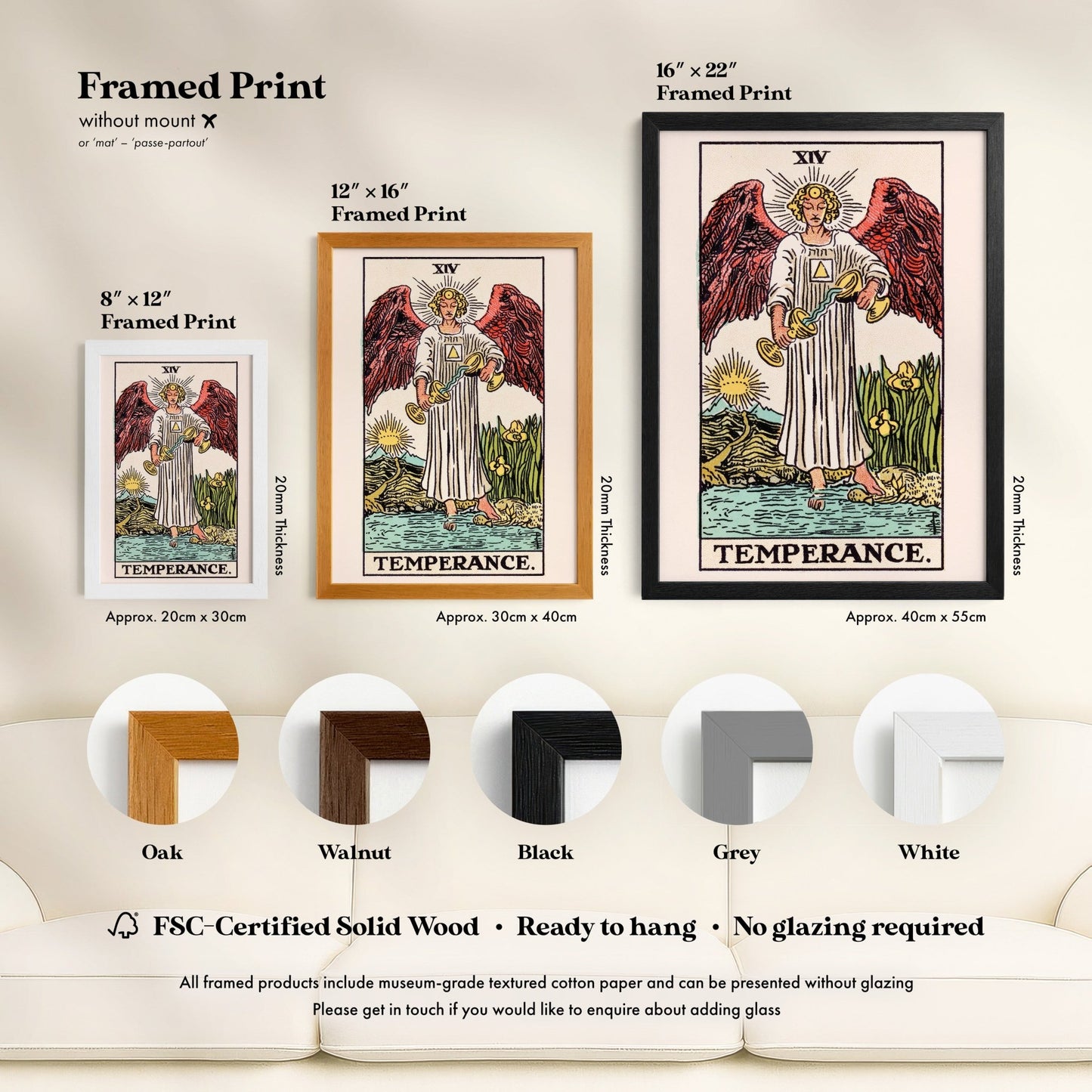 Tarot Art - XIV Temperance | Art Prints | Pathos Studio