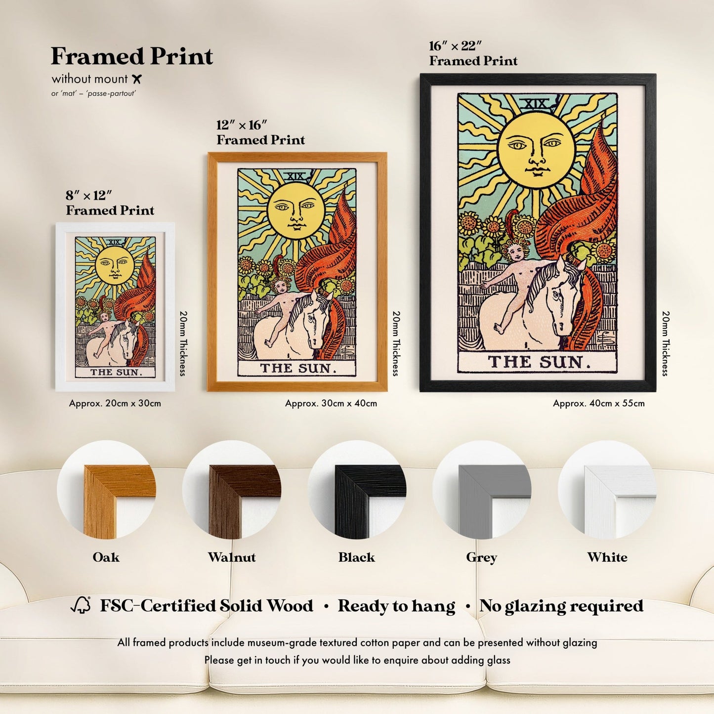 Tarot Art - XIX The Sun | Art Prints | Pathos Studio