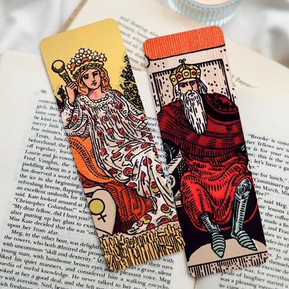 Tarot Bookmarks: The Empress / The Emperor - Pathos Studio - Bookmarks