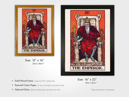 Tarot Print: IV The Emperor - Pathos Studio - Art Prints