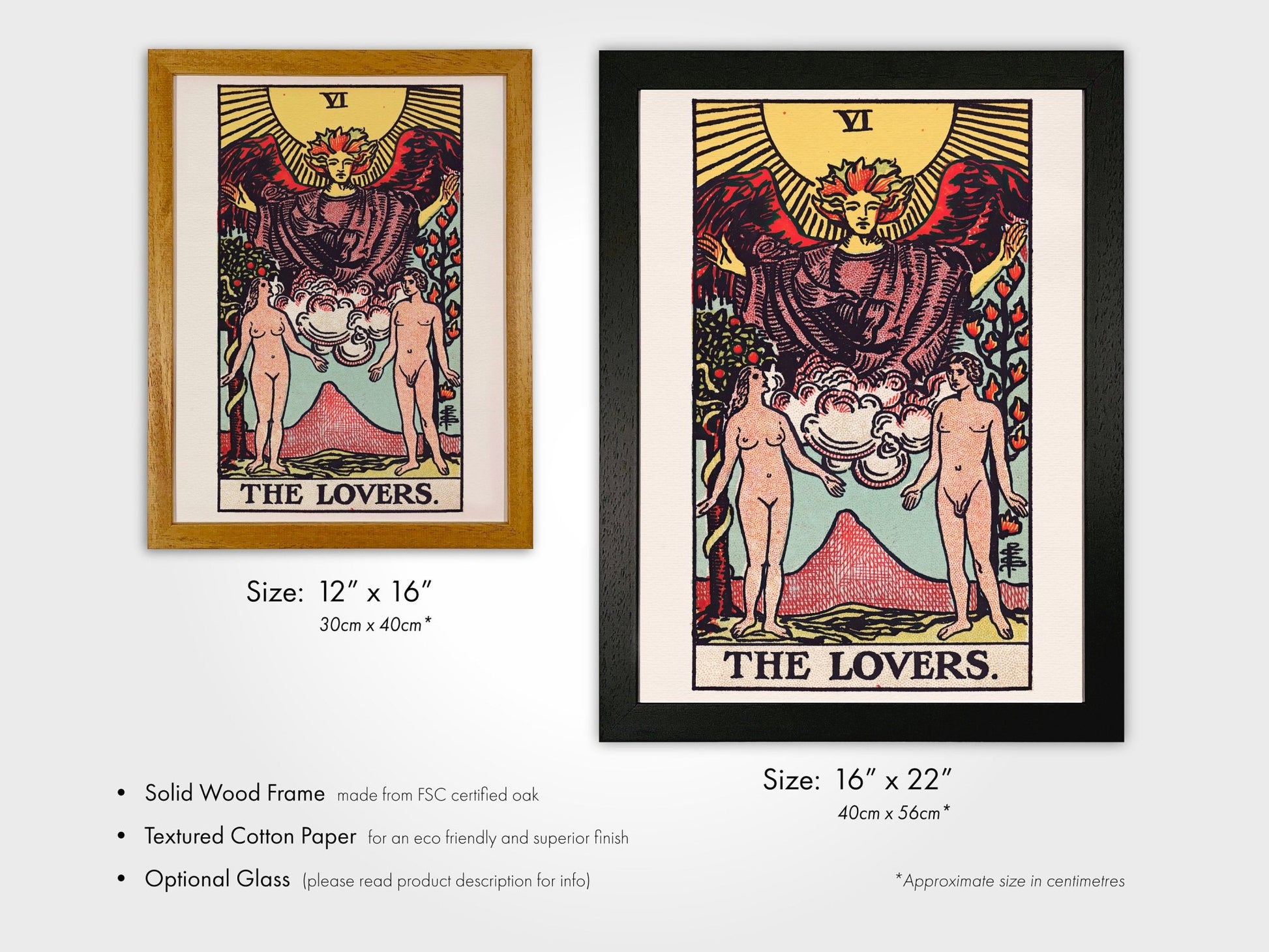 Tarot Print: VI The Lovers - Pathos Studio - Art Prints