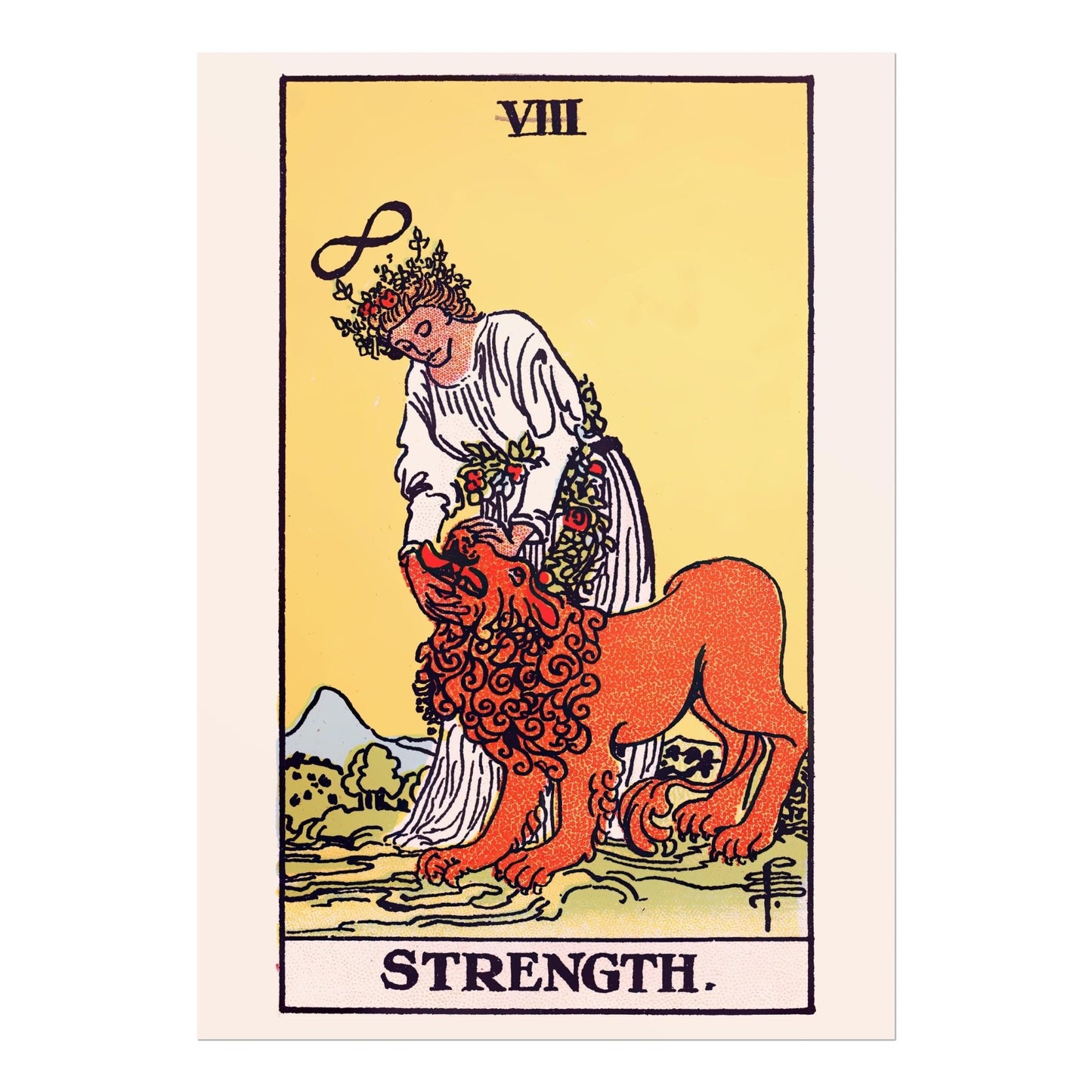 Tarot Print: VIII Strength - Pathos Studio - Art Prints