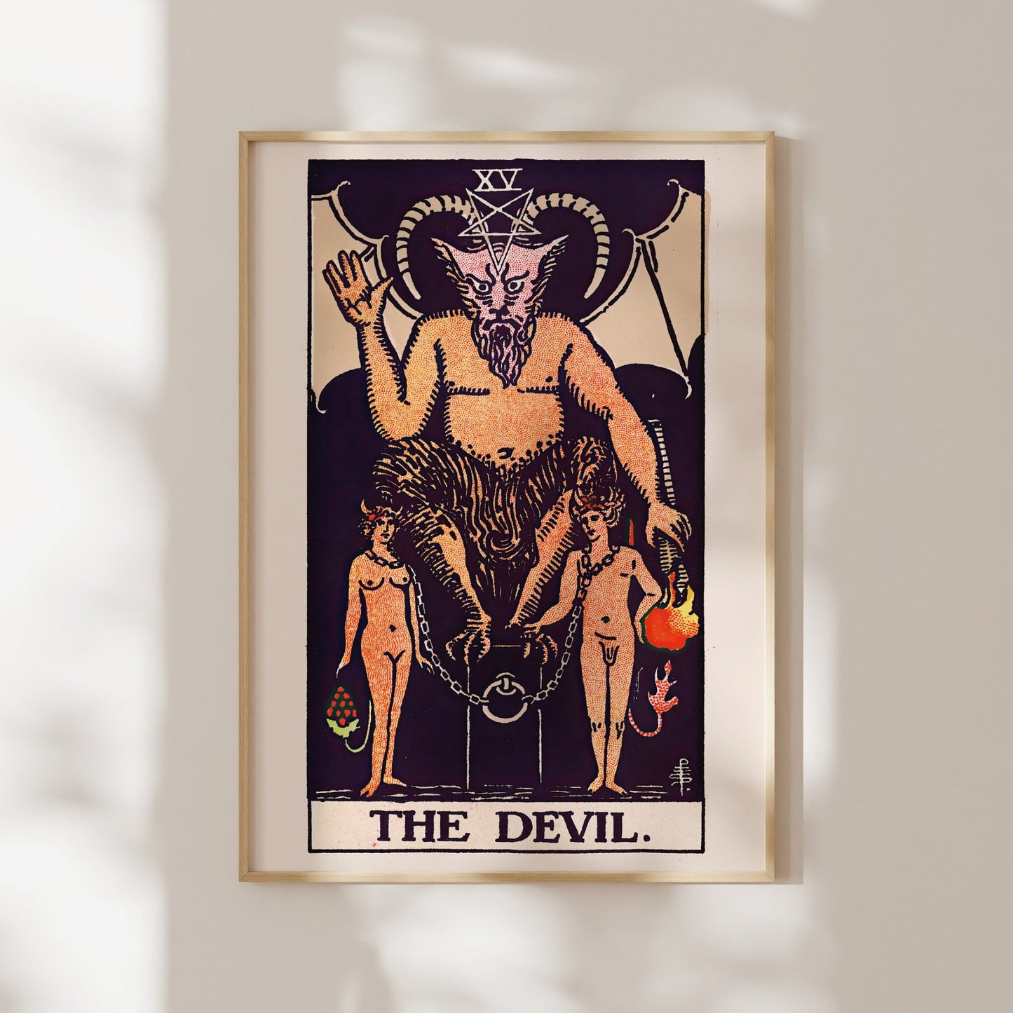 Tarot Print: XV The Devil - Pathos Studio - Art Prints