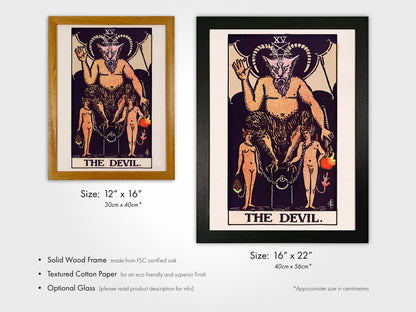 Tarot Print: XV The Devil - Pathos Studio - Art Prints