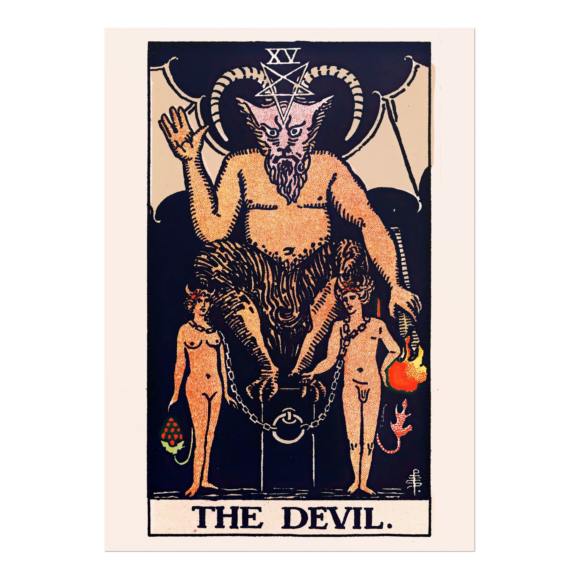 Tarot Print: XV The Devil - Pathos Studio - Art Prints