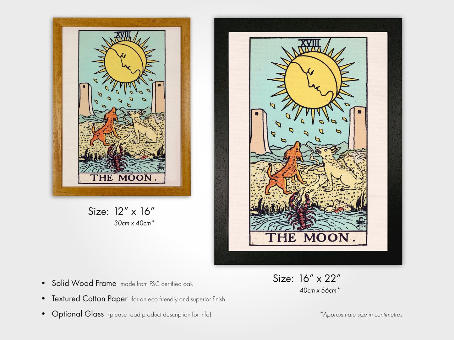 Tarot Print: XVIII The Moon - Pathos Studio - Art Prints