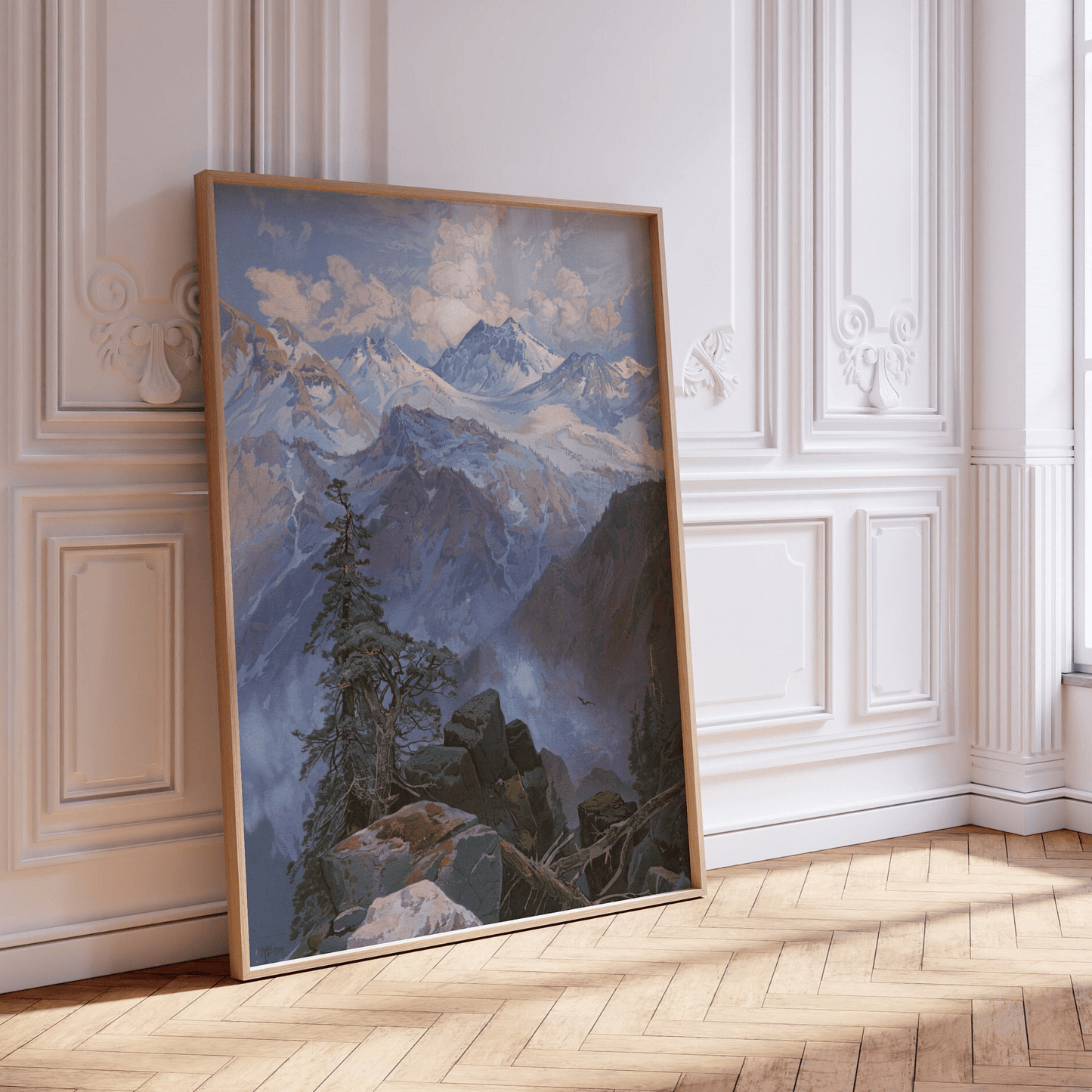 Thomas Moran - Summit of the Sierras, Nevada | Art Prints | Pathos Studio