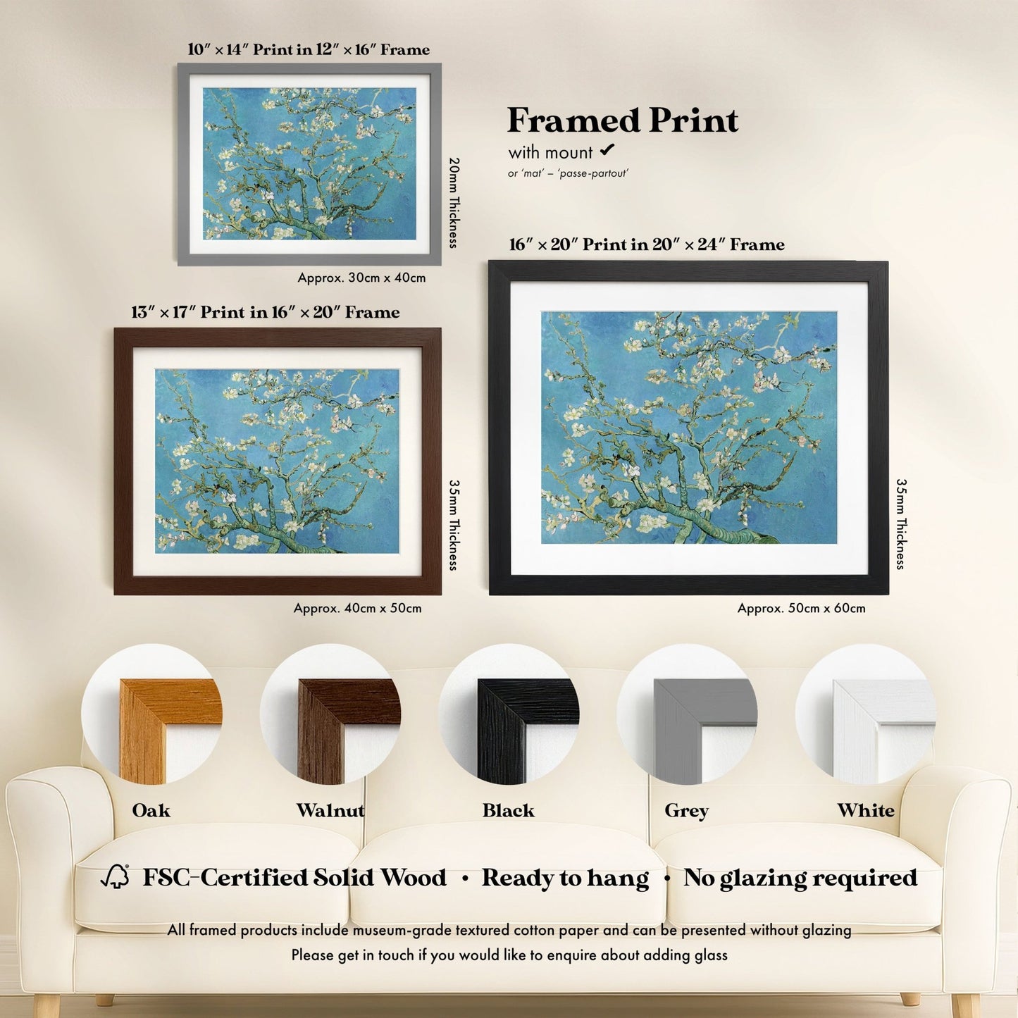 Vincent Van Gogh - Almond Blossoms | Art Prints | Pathos Studio