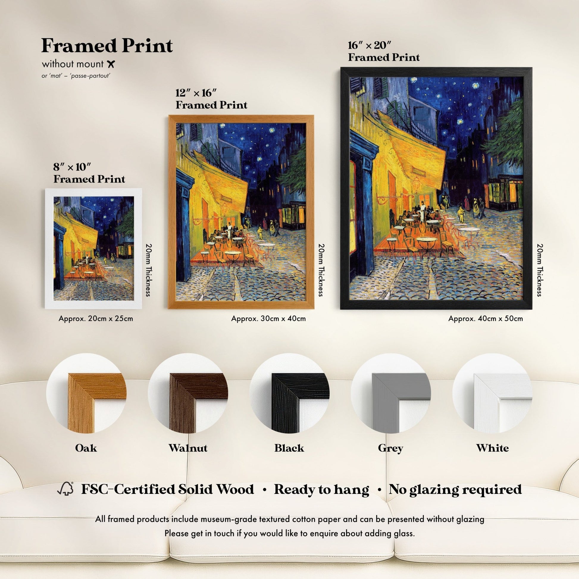 Vincent Van Gogh - Café Terrace At Night | Art Prints | Pathos Studio