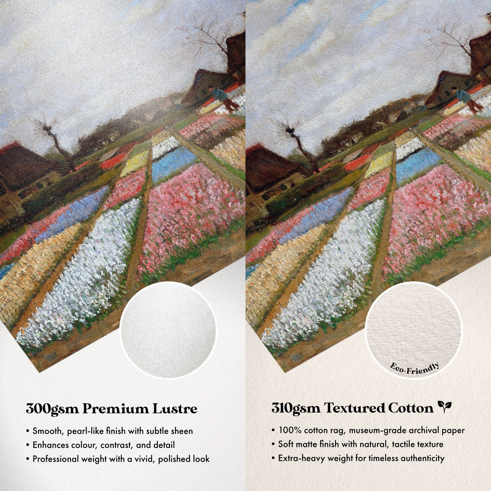 Vincent Van Gogh - Flower Beds In Holland | Art Prints | Pathos Studio