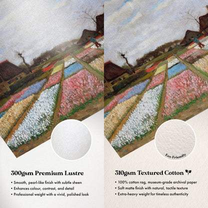 Vincent Van Gogh - Flower Beds In Holland | Art Prints | Pathos Studio