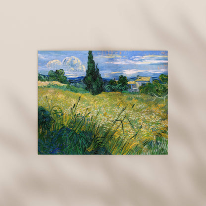 Vincent Van Gogh - Green Wheat Field With Cypress | Art Prints | Pathos Studio