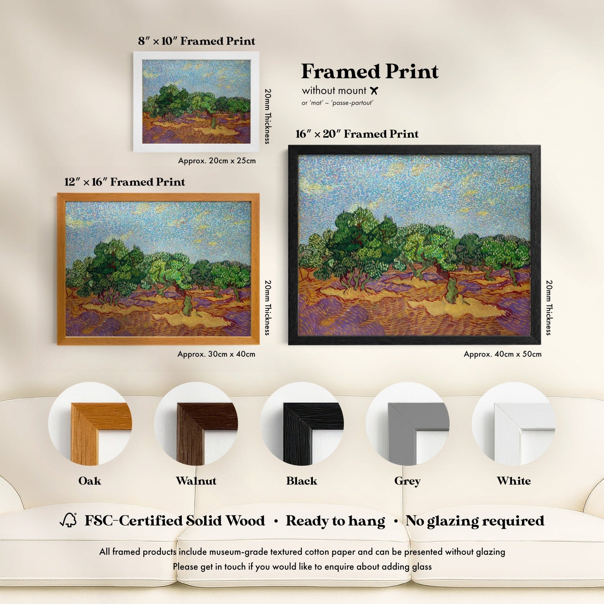 Vincent Van Gogh - Olive Trees | Art Prints | Pathos Studio