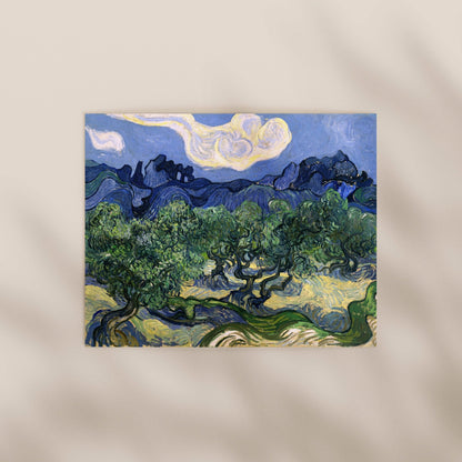Vincent Van Gogh - Olive Trees with the Alpilles in Background | Art Prints | Pathos Studio