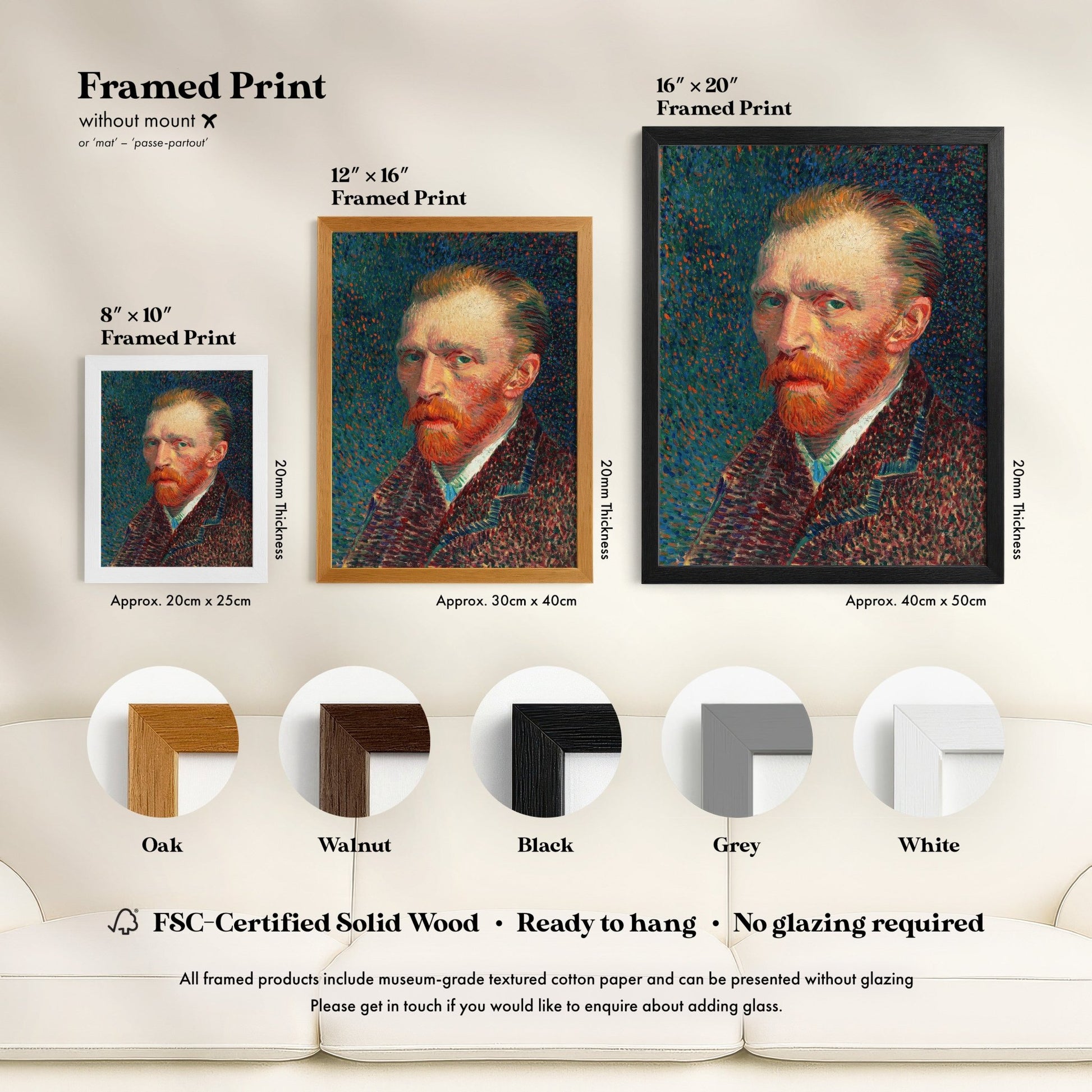 Vincent Van Gogh - Self - Portrait | Art Prints | Pathos Studio