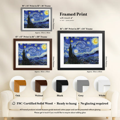 Vincent Van Gogh - Starry Night | Art Prints | Pathos Studio
