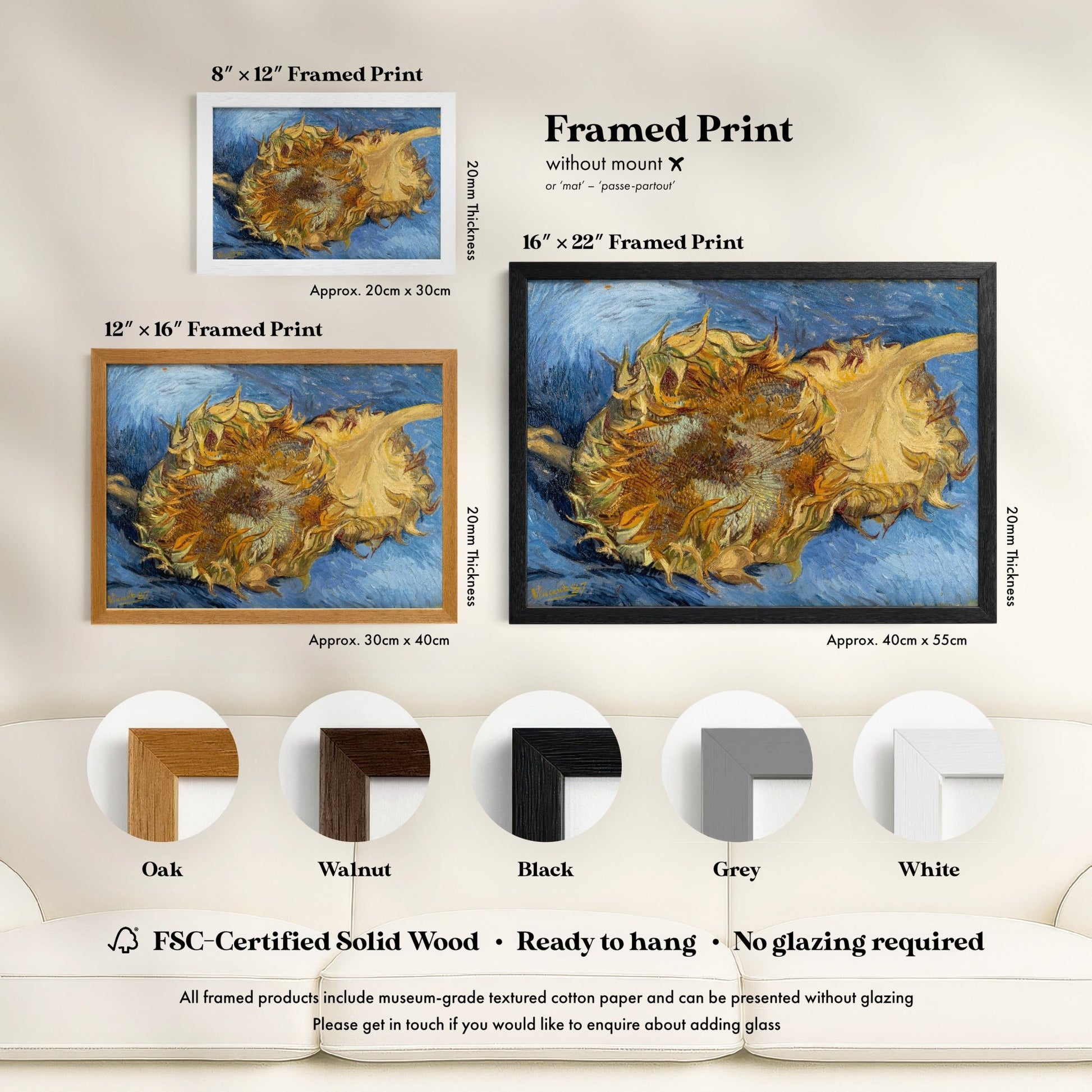 Vincent Van Gogh - Sunflowers | Art Prints | Pathos Studio