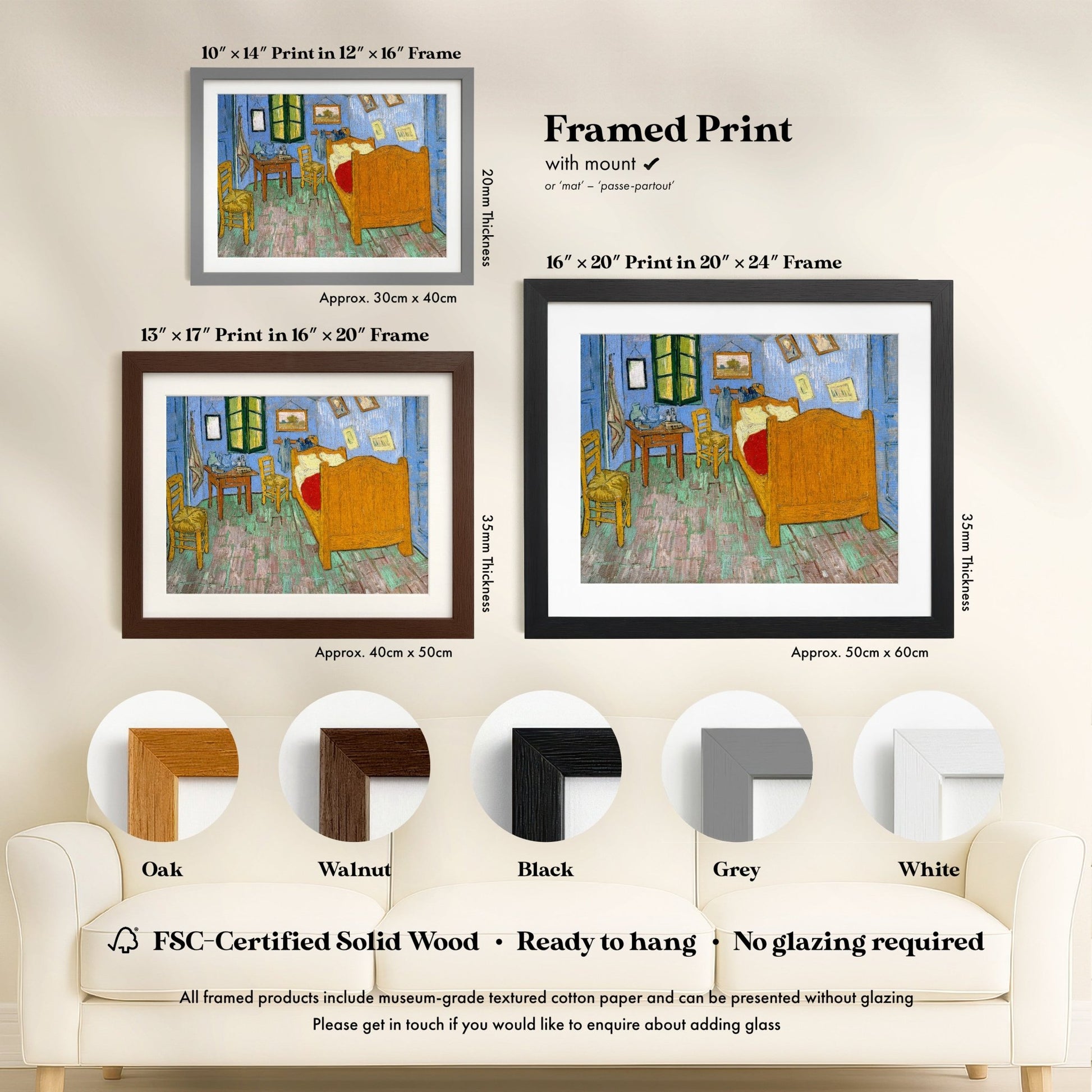 Vincent Van Gogh - The Bedroom | Art Prints | Pathos Studio