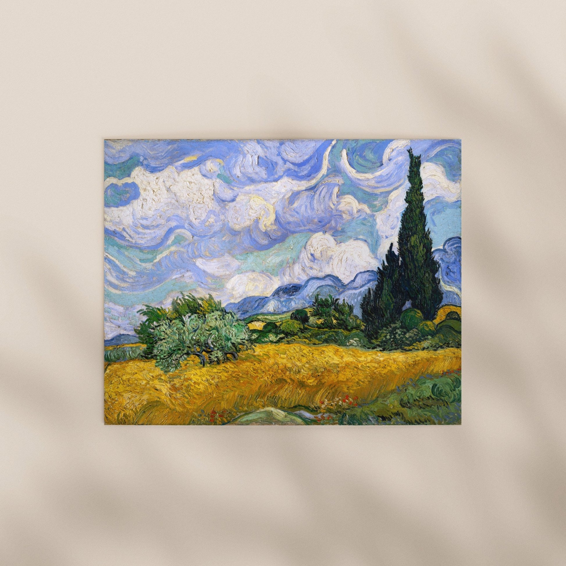Vincent Van Gogh - Wheat Field With Cypresses | Art Prints | Pathos Studio
