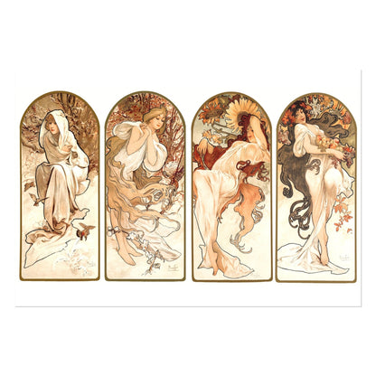 ALPHONSE MUCHA - The Seasons - Pathos Studio - Art Prints