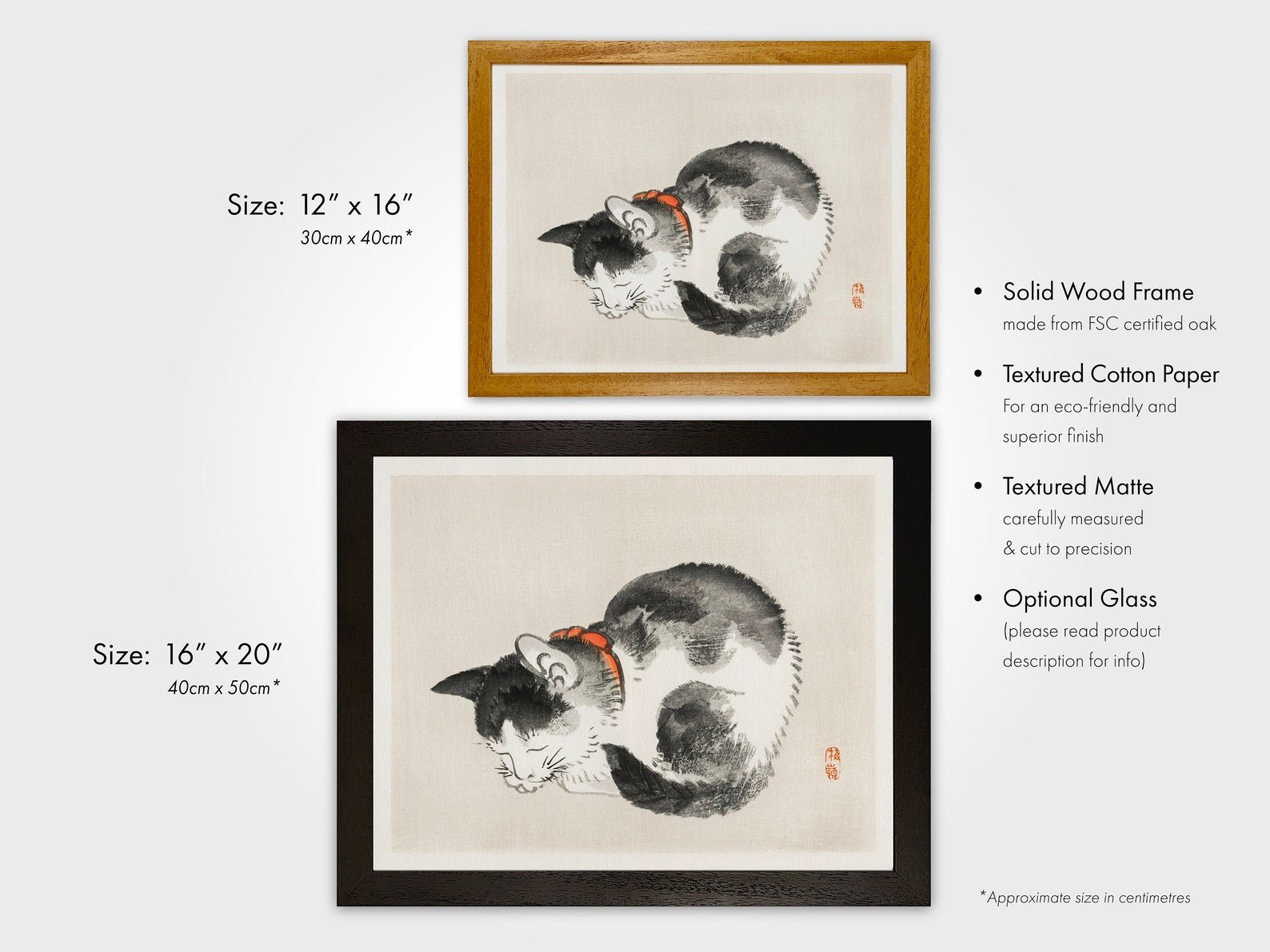 BAIREI GAKAN - Sleeping Cat - Pathos Studio - Posters, Prints, & Visual Artwork