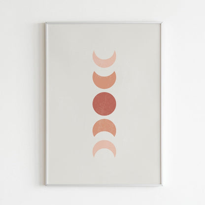 Boho Moon Print 03 - Pathos Studio - Art Prints