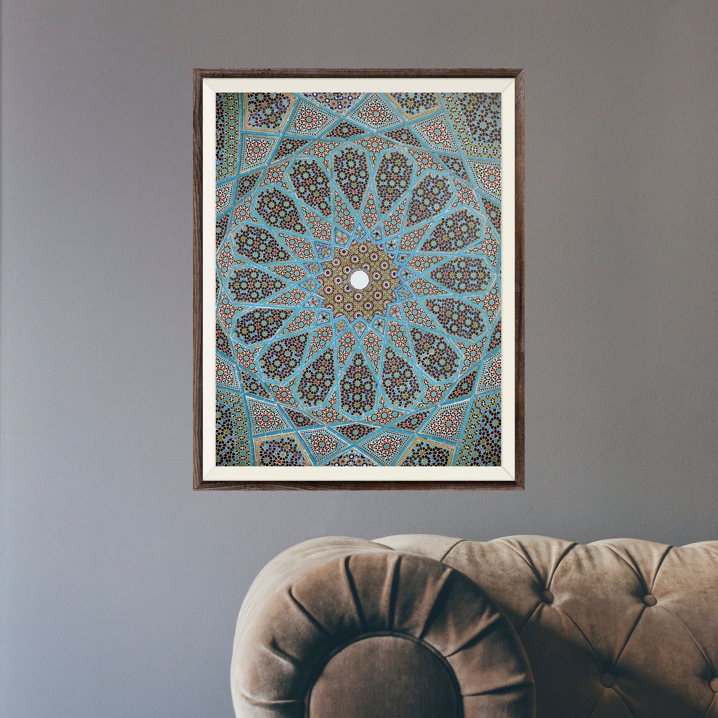 Decke des Hafez-Grabes (traditionelle persische Mosaikkunst)