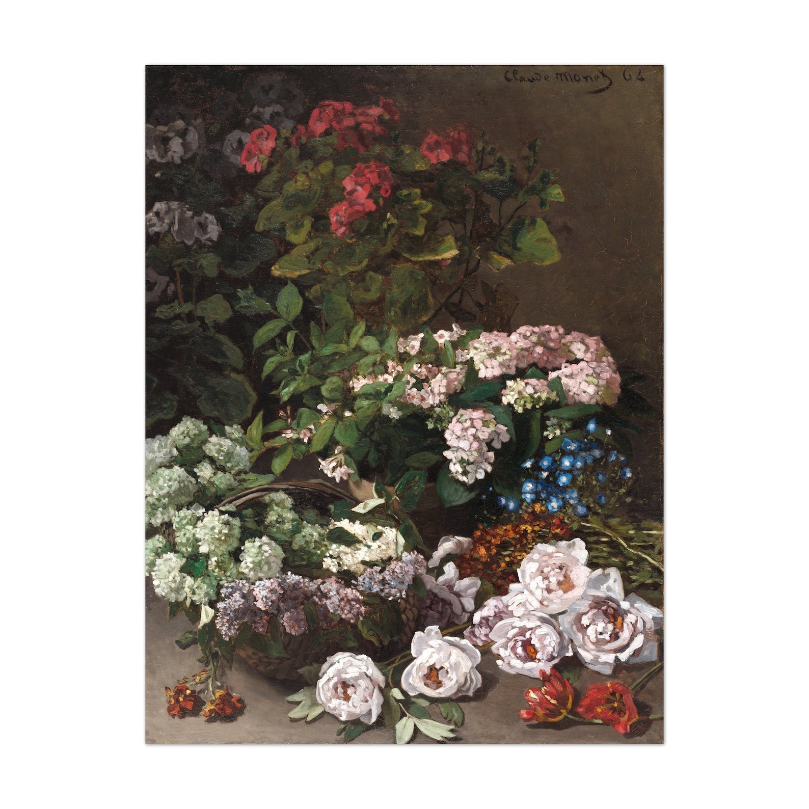 CLAUDE MONET - Spring Flowers - Pathos Studio - Art Prints