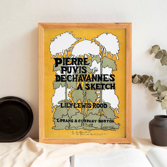 ETHEL REED - Pierre Puvis De Chavannes - Pathos Studio - Art Prints
