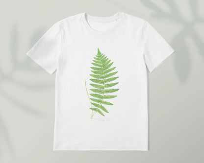 Fern Leaf - Vintage Botanical Print T-Shirt - Pathos Studio -