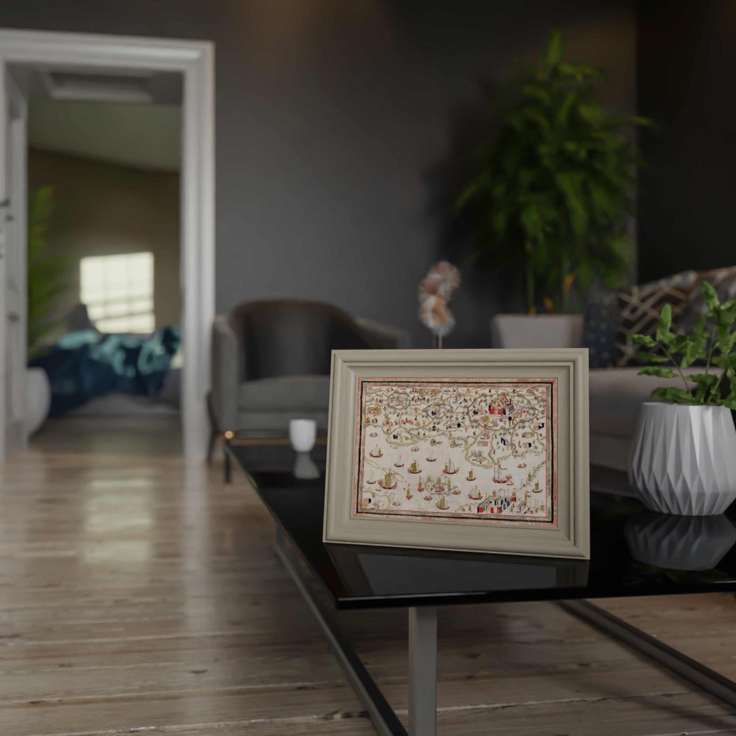 Forts Zeelandia and Provintia, The City of Tainan (Vintage Map) - Pathos Studio - Art Prints