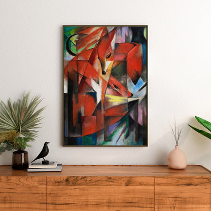 FRANZ MARC - The Foxes - Pathos Studio - Art Prints