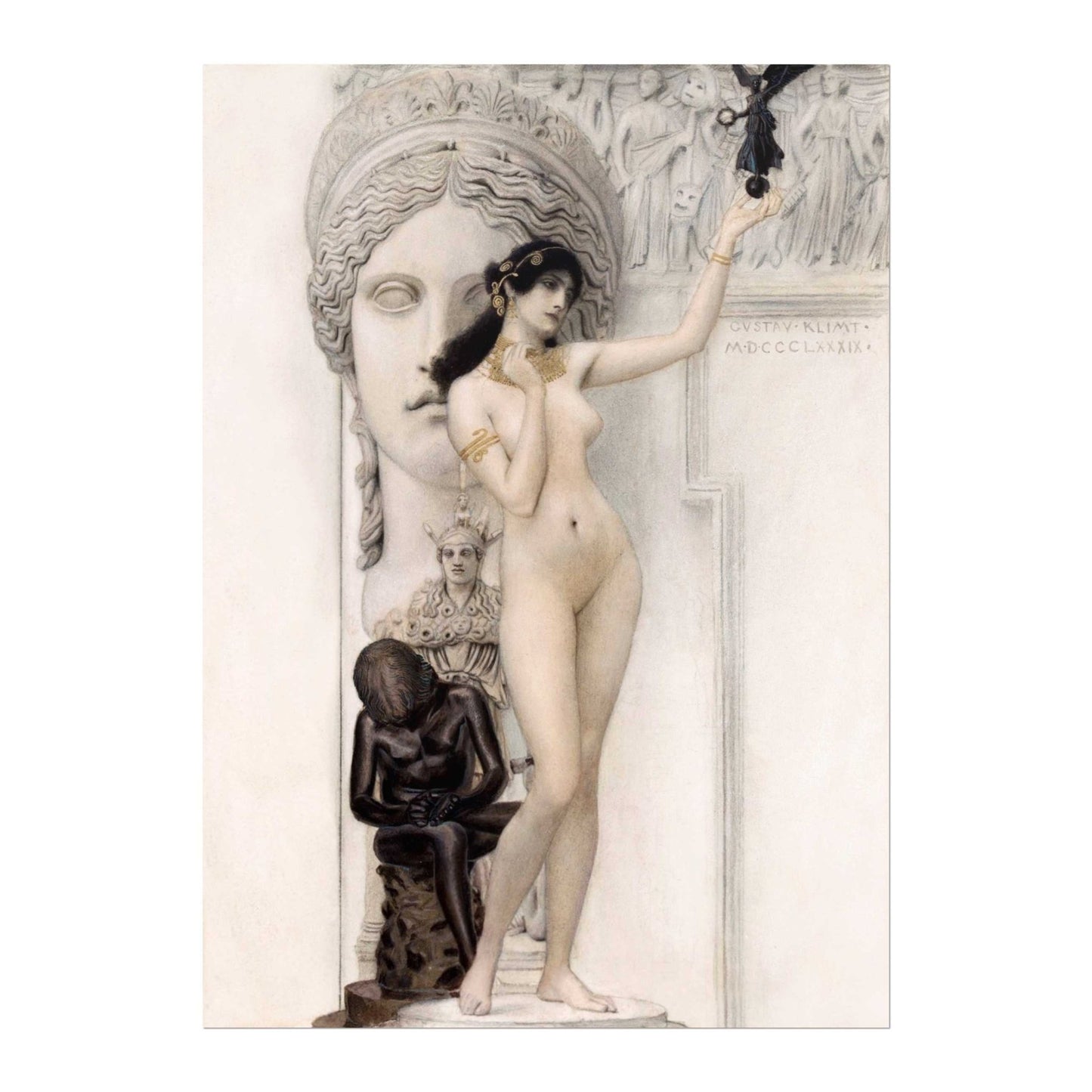 GUSTAV KLIMT - Allegory Of Sculpture