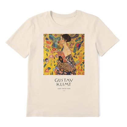 GUSTAV KLIMT - Lady With Fan T-Shirt - Pathos Studio - T-Shirts