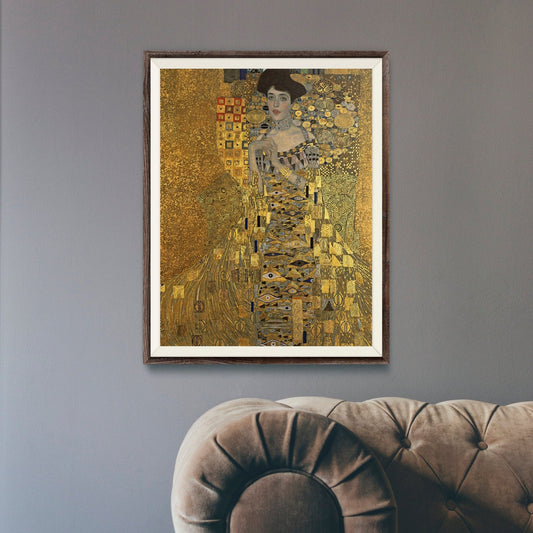 GUSTAV KLIMT - Portrait of Adele Bloch-Bauer I (The Lady In Gold)