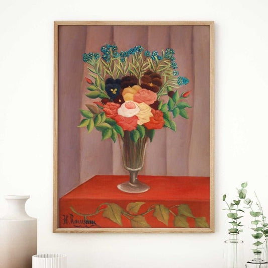 HENRI ROUSSEAU - Bouquet Of Flowers