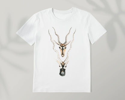 Indian Antelope - Vintage Animal Print T-Shirt - Pathos Studio -