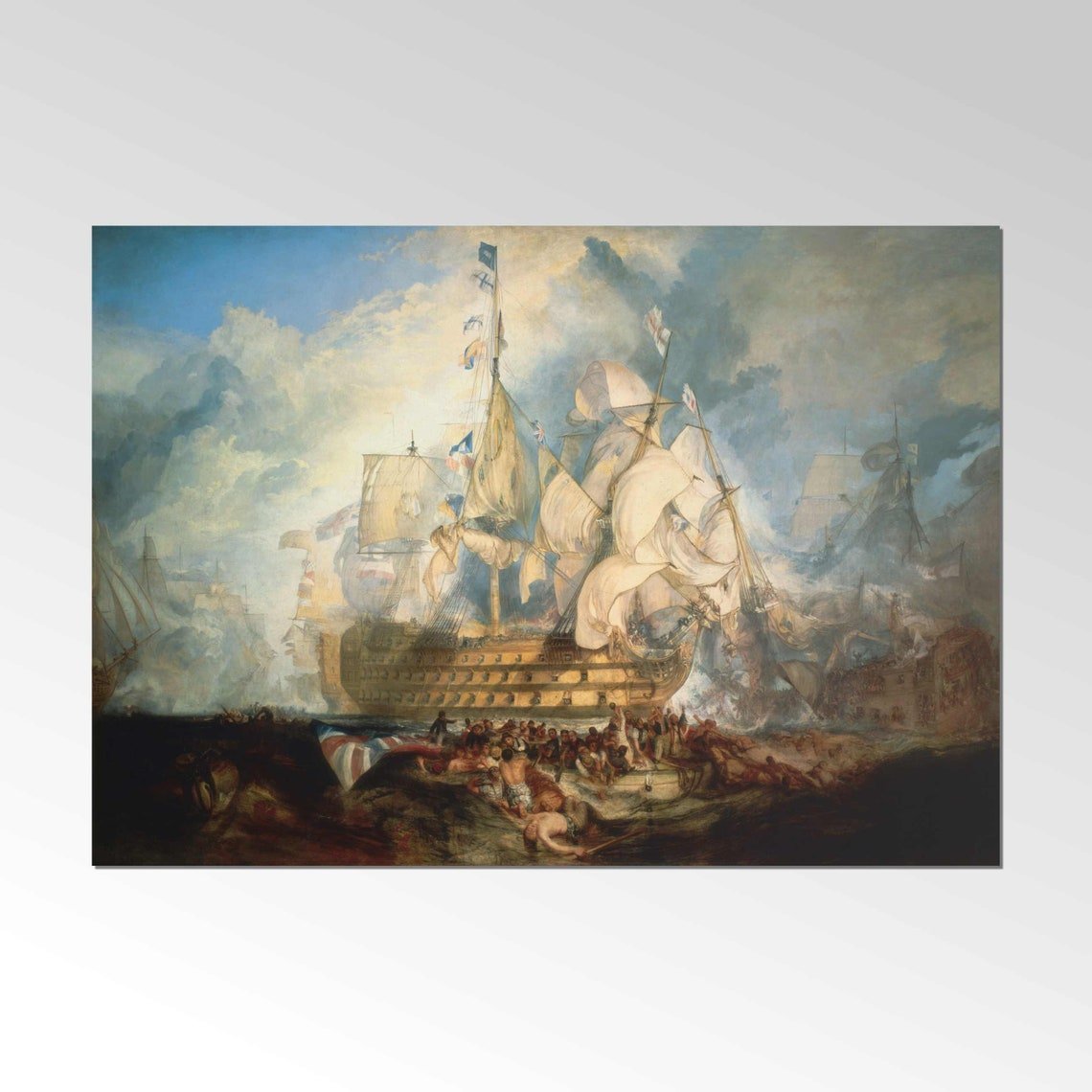 JMW TURNER - La bataille de Trafalgar