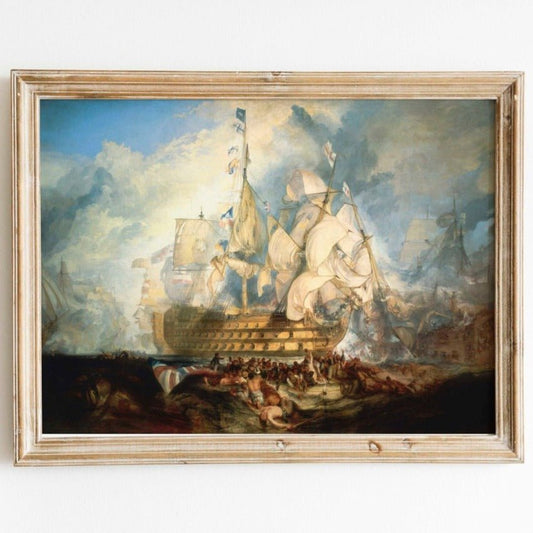 J. M. W. TURNER - The Battle of Trafalgar