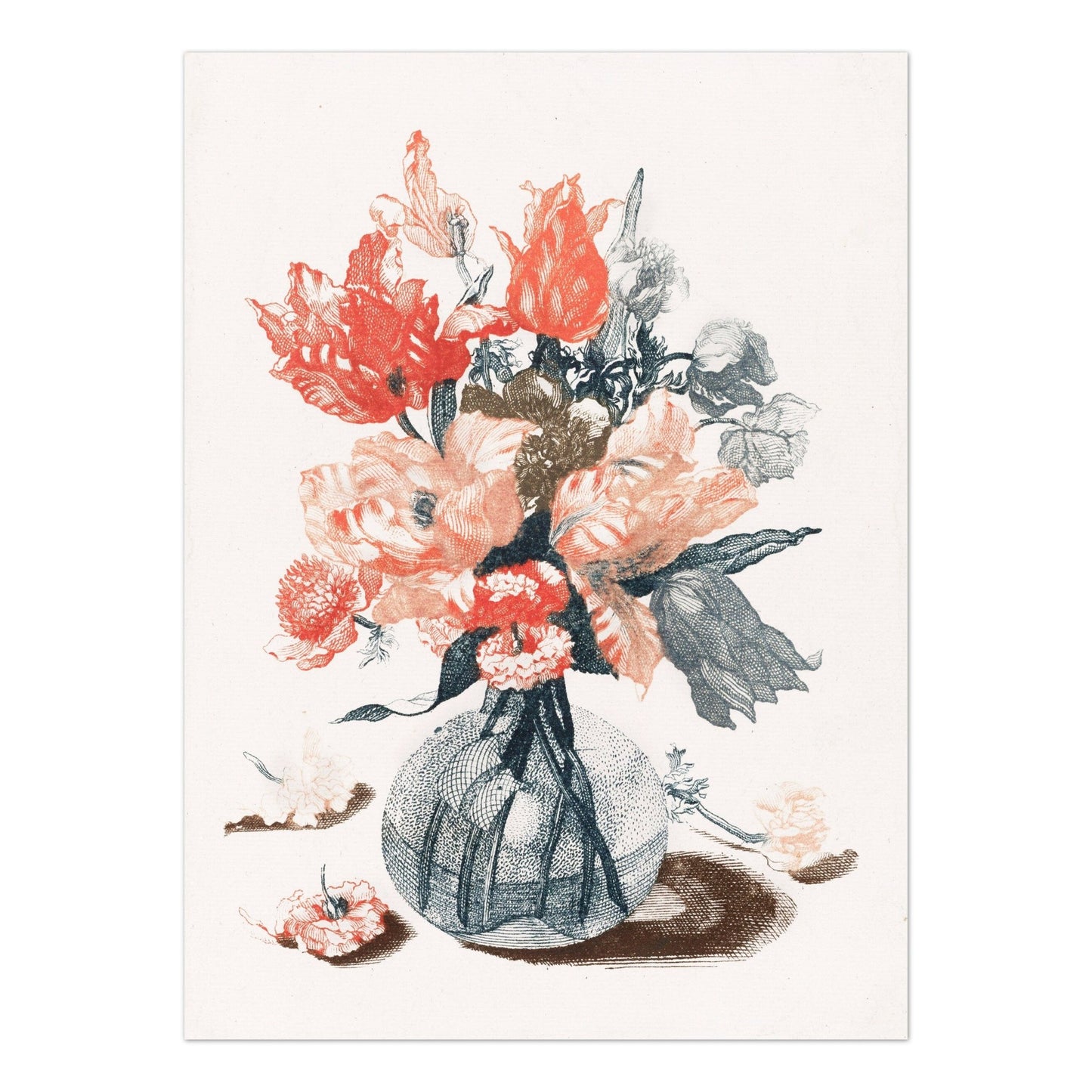 JOHAN TEYLER - Fleurs Dans Un Vase 1 (À La Poupée)