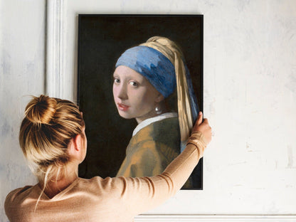 JOHANNES VERMEER - Girl With A Pearl Earring - Pathos Studio - Posters, Prints, & Visual Artwork