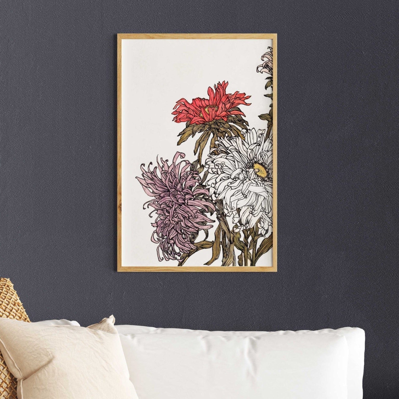 JULIE DE GRAAG - Chrysanthemums - Pathos Studio - Posters, Prints, & Visual Artwork