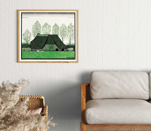 JULIE DE GRAAG - Farmhouse With Thatched Roof