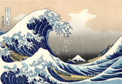 KATSUSHIKA HOKUSAI - La grande vague au large de Kanagawa